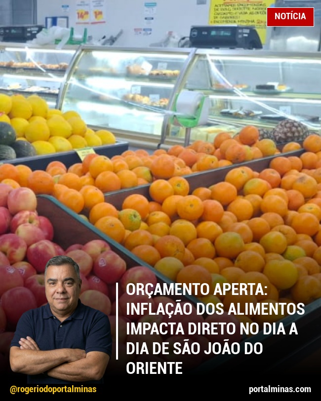 Orçamento Aperta: Inflação dos Alimentos Impacta Direto no Dia a Dia de São João do Oriente