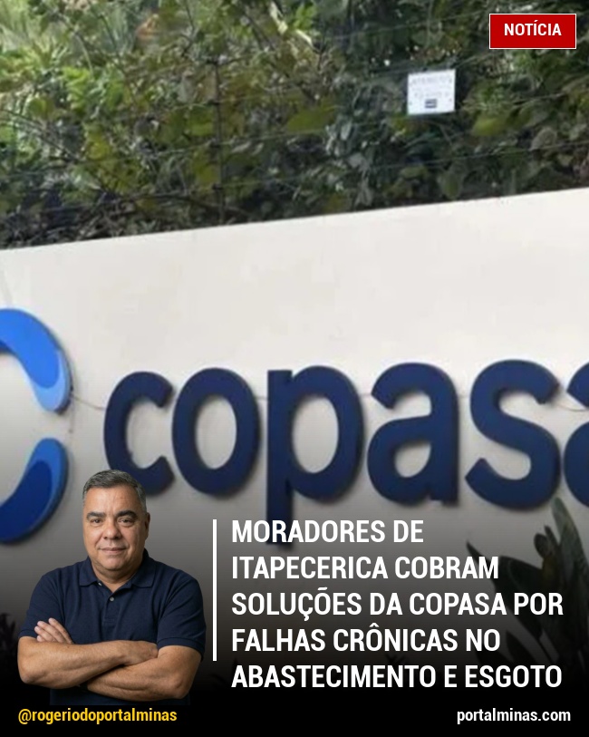 Moradores de Itapecerica Cobram Soluções da Copasa por Falhas Crônicas no Abastecimento e Esgoto