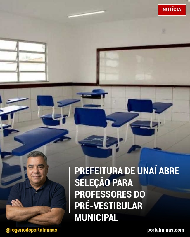 Prefeitura de Unaí Abre Seleção para Professores do Pré-Vestibular Municipal