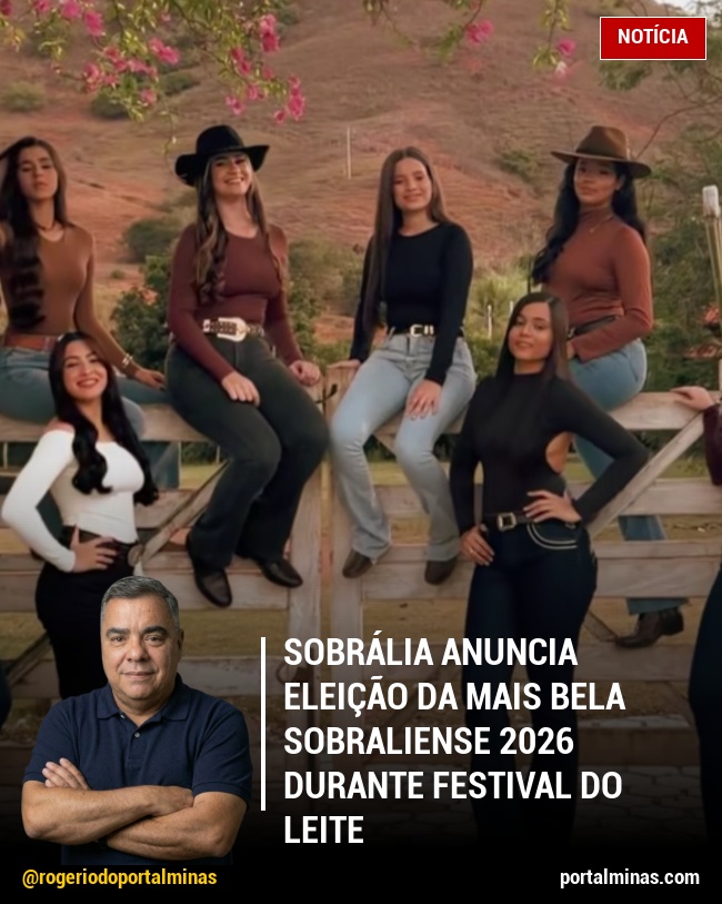 Sobrália Anuncia Eleição da Mais Bela Sobraliense 2026 Durante Festival do Leite