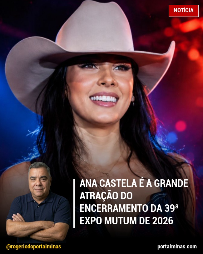 Ana Castela é a grande atração do encerramento da 39ª Expo Mutum de 2026