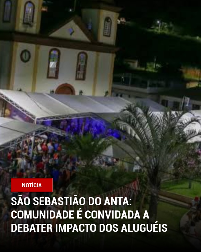 São Sebastião do Anta: Comunidade é convidada a debater impacto dos aluguéis
