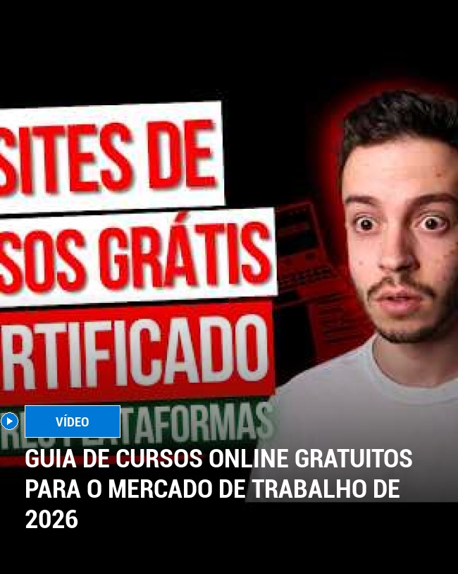 Guia de Cursos Online Gratuitos para o Mercado de Trabalho de 2026