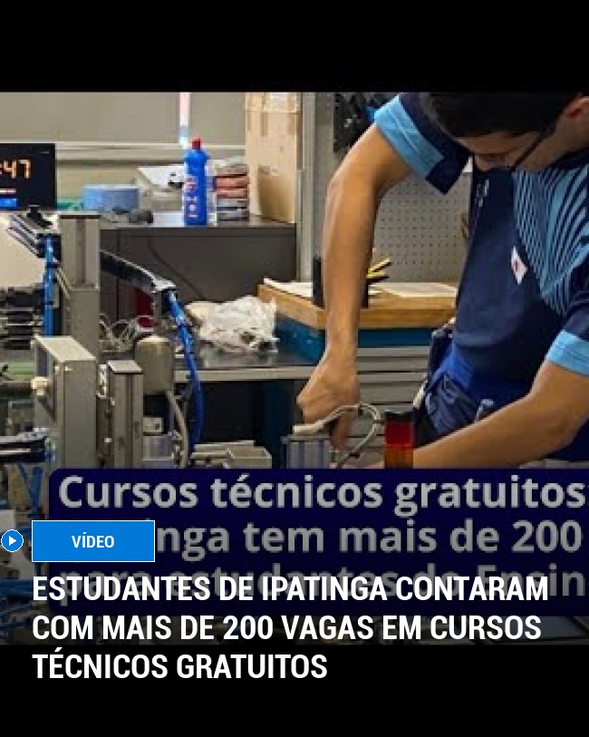 Estudantes de Ipatinga contaram com mais de 200 vagas em cursos técnicos gratuitos
