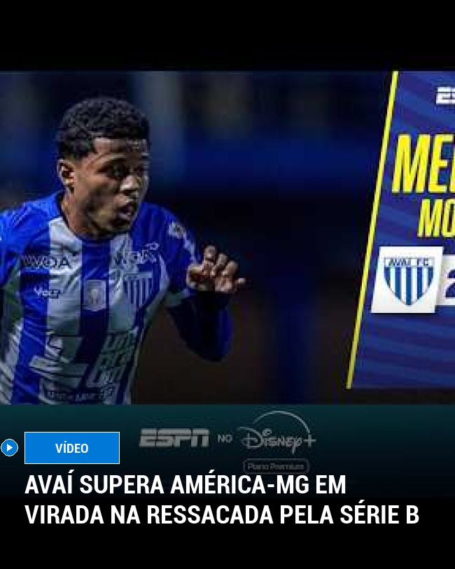 Avaí Supera América-MG em Virada na Ressacada pela Série B