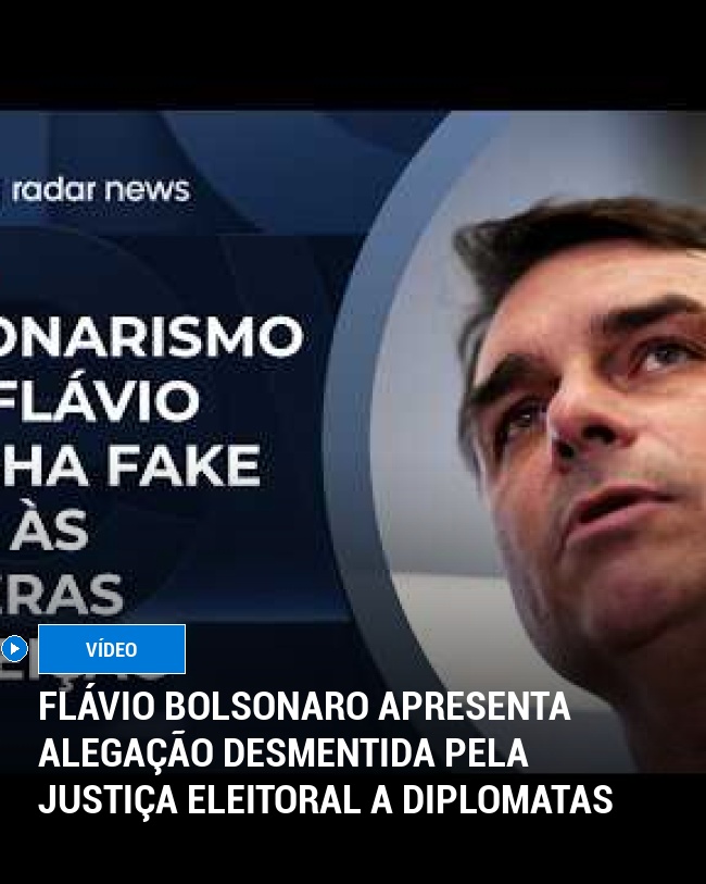 Flávio Bolsonaro Apresenta Alegação Desmentida pela Justiça Eleitoral a Diplomatas