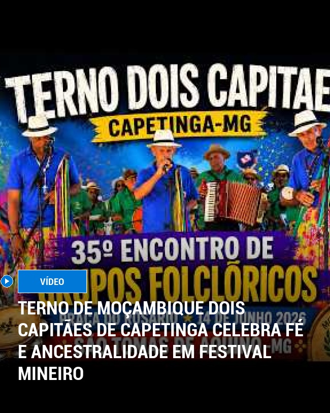 Terno de Moçambique Dois Capitães de Capetinga Celebra Fé e Ancestralidade em Festival Mineiro
