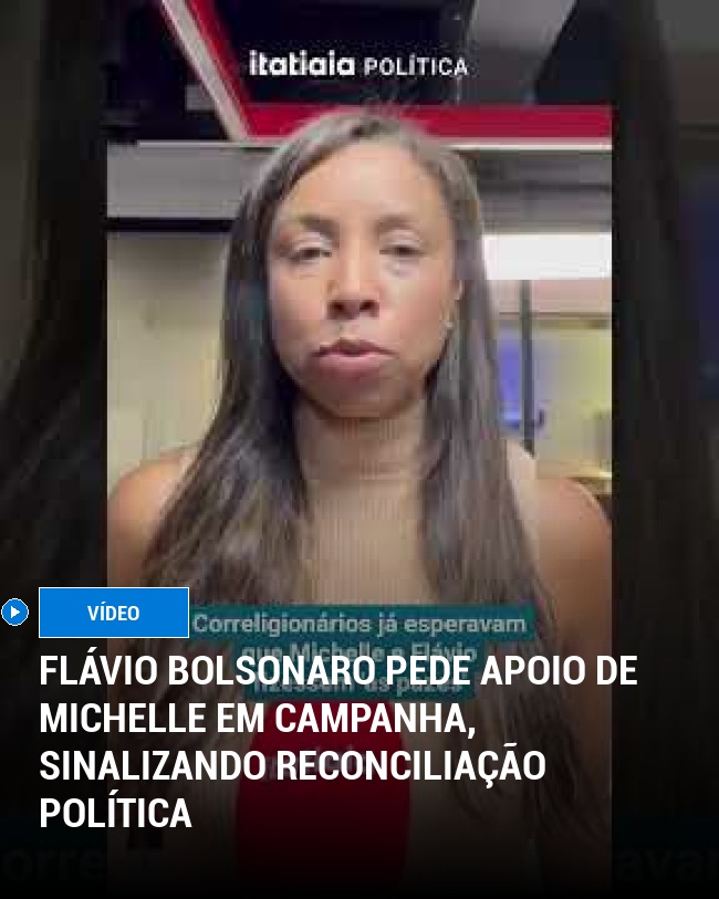 Flávio Bolsonaro Pede Apoio de Michelle em Campanha, Sinalizando Reconciliação Política