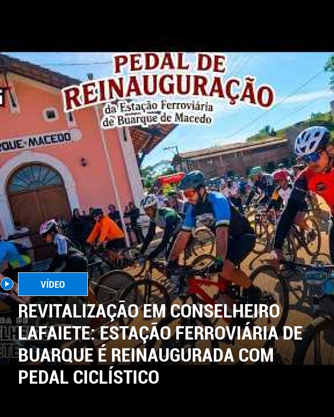 Revitalização em Conselheiro Lafaiete: Estação Ferroviária de Buarque é Reinaugurada com Pedal Ciclístico