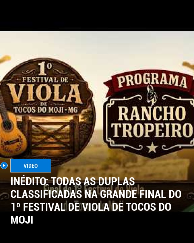 Inédito: Todas as Duplas Classificadas na Grande Final do 1º Festival de Viola de Tocos do Moji