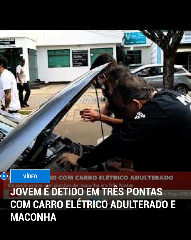 Jovem é Detido em Três Pontas com Carro Elétrico Adulterado e Maconha