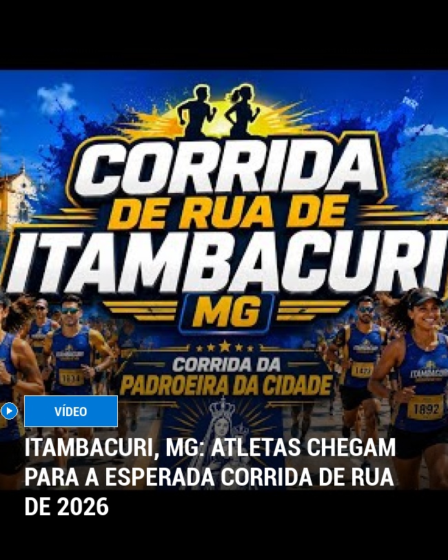 Itambacuri, MG: Atletas Chegam para a Esperada Corrida de Rua de 2026