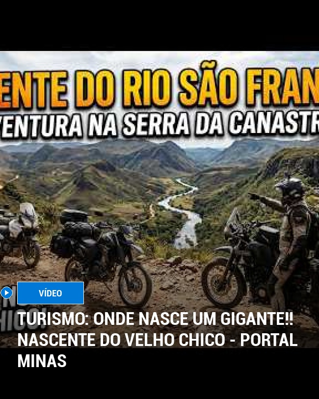 TURISMO: Onde NASCE um GIGANTE!! NASCENTE do VELHO CHICO - Portal Minas