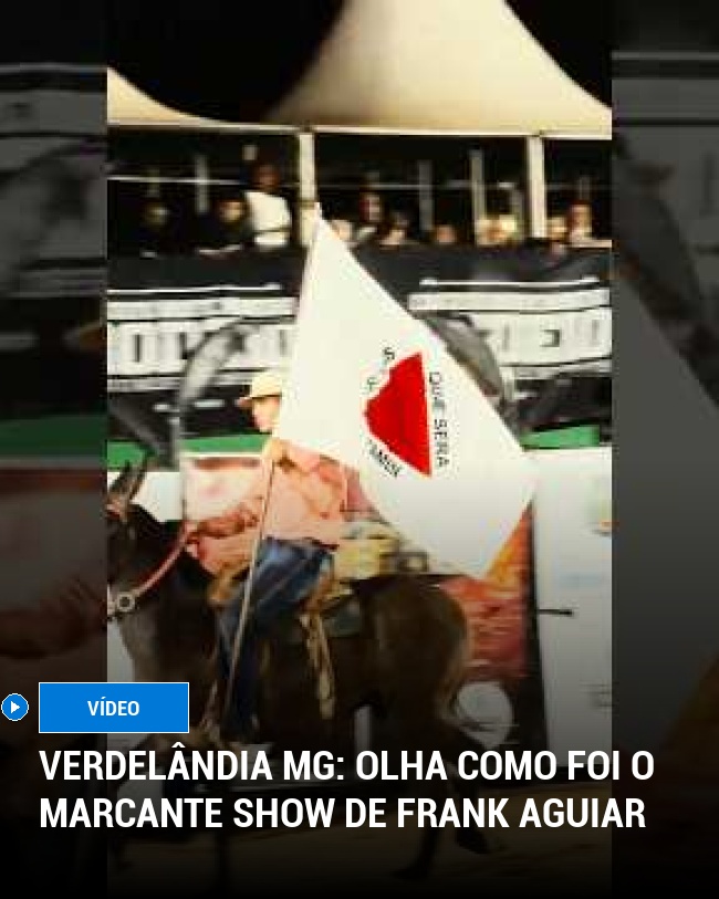 Verdelândia MG: Olha como foi o marcante show de Frank Aguiar