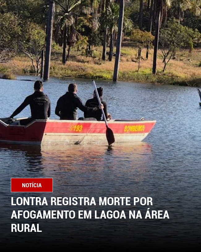 Lontra registra morte por afogamento em lagoa na área rural