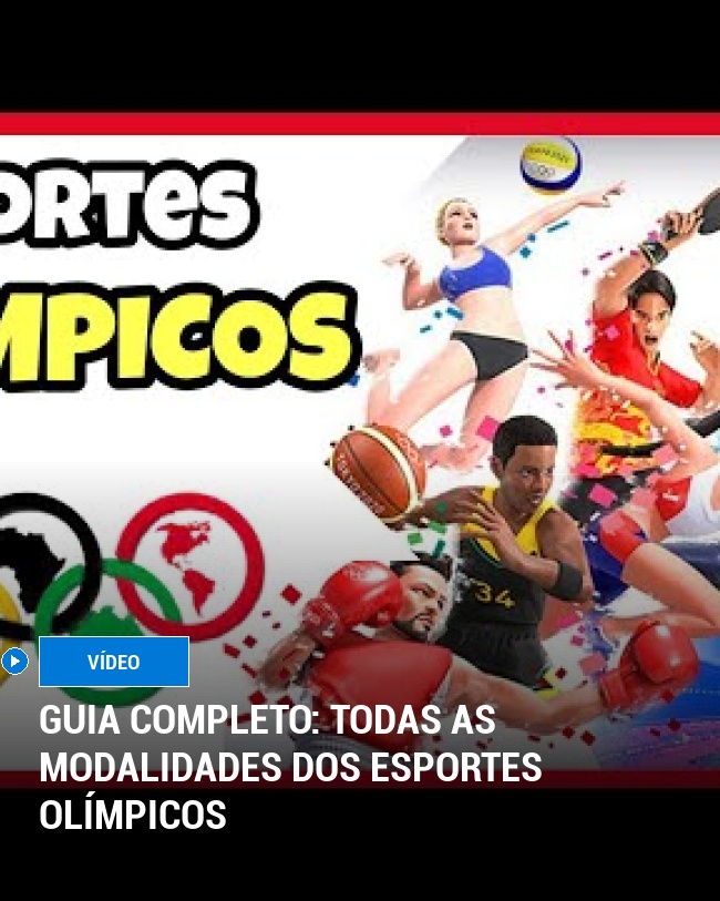 Guia completo: todas as modalidades dos esportes olímpicos