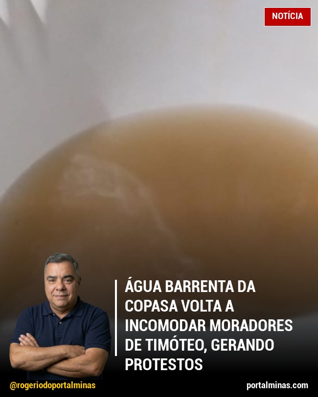 Água Barrenta da Copasa Volta a Incomodar Moradores de Timóteo, Gerando Protestos