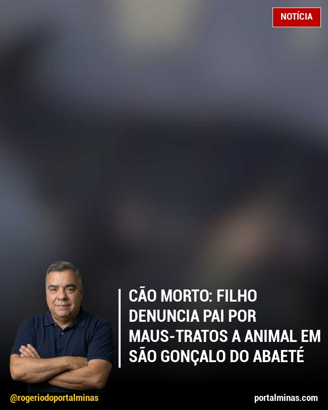 Cão Morto: Filho Denuncia Pai por Maus-Tratos a Animal em São Gonçalo do Abaeté