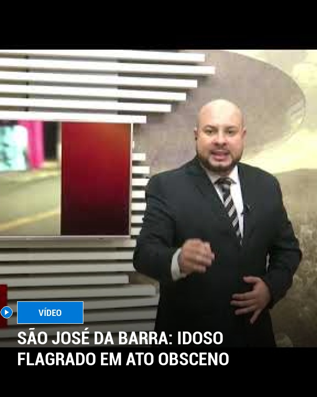 São José da Barra: idoso flagrado em ato obsceno