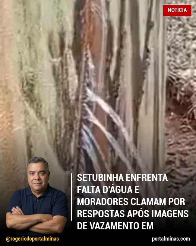 Setubinha Enfrenta Falta D'água e Moradores Clamam por Respostas Após Imagens de Vazamento em Estrutura da Copanor