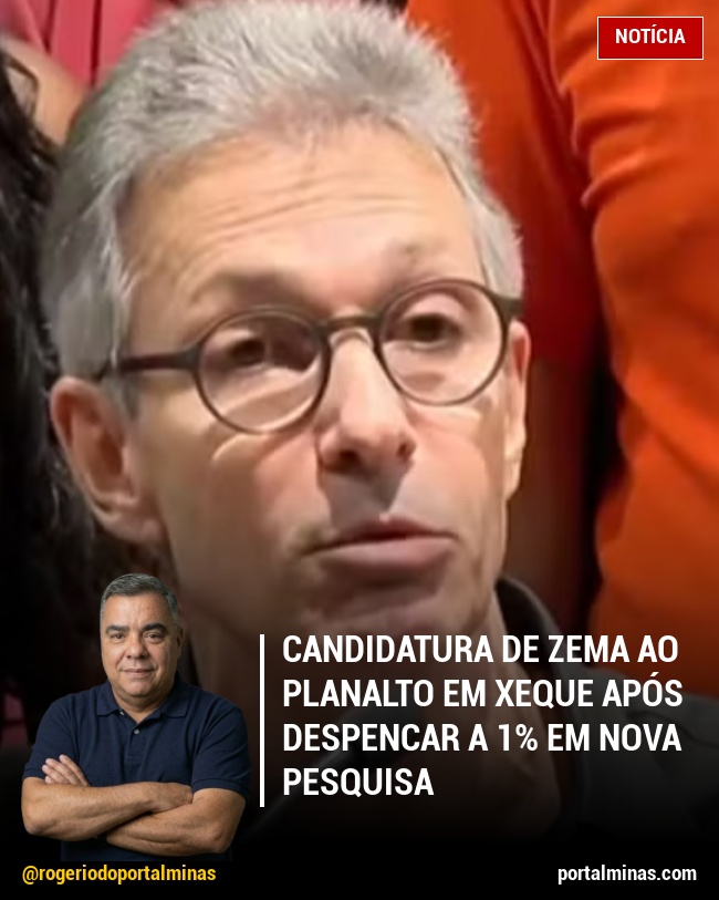 Candidatura de Zema ao Planalto em Xeque Após Despencar a 1% em Nova Pesquisa