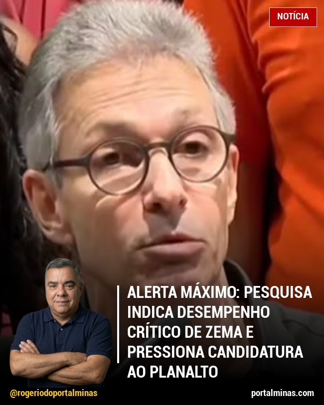 Alerta Máximo: Pesquisa Indica Desempenho Crítico de Zema e Pressiona Candidatura ao Planalto