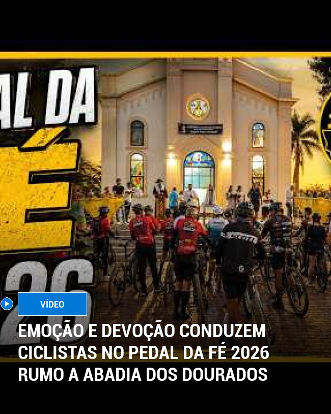 Emoção e Devoção Conduzem Ciclistas no Pedal da Fé 2026 Rumo a Abadia dos Dourados