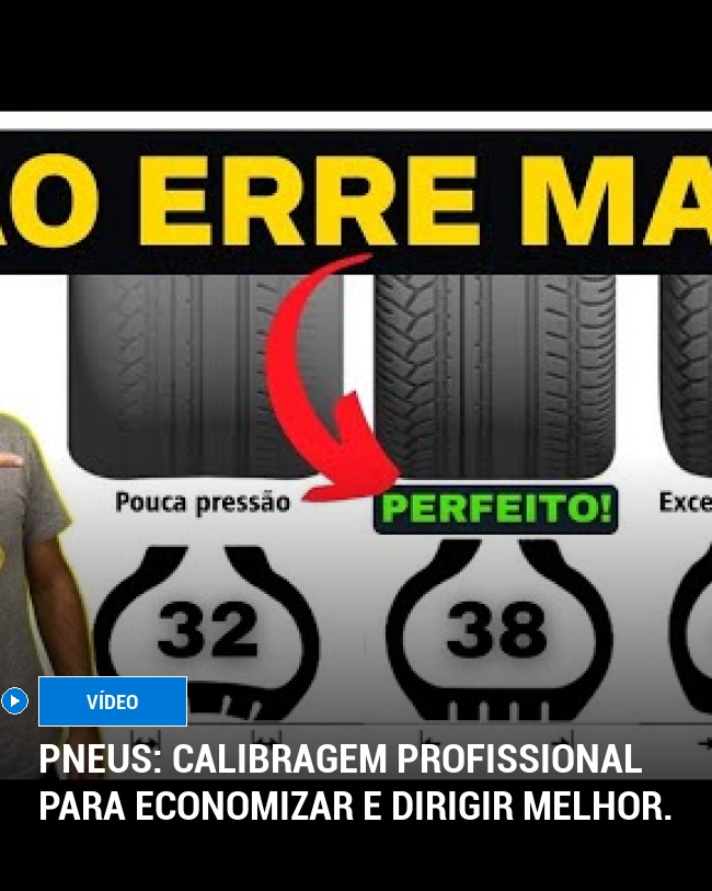 Pneus: Calibragem profissional para economizar e dirigir melhor.