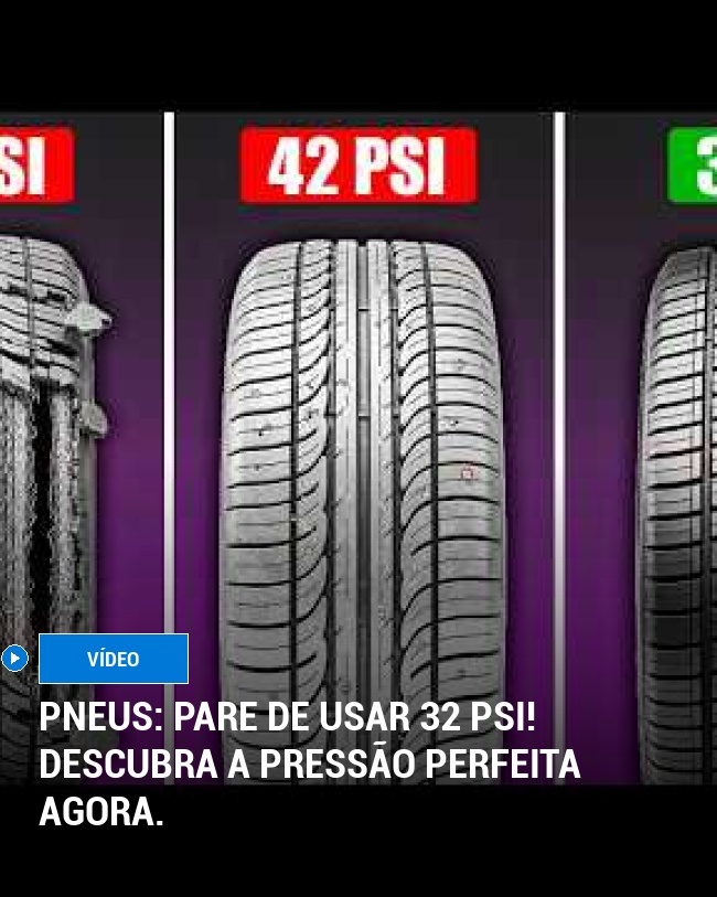 Pneus: Pare de usar 32 PSI! Descubra a pressão perfeita agora.