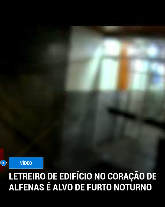 Letreiro de Edifício no Coração de Alfenas é Alvo de Furto Noturno