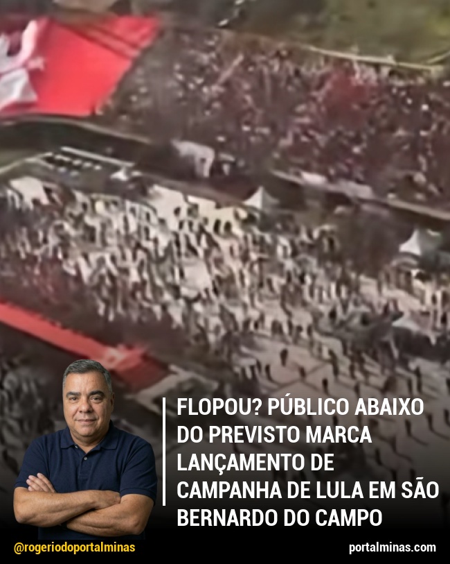 Flopou? Público Abaixo do Previsto Marca Lançamento de Campanha de Lula em São Bernardo do Campo