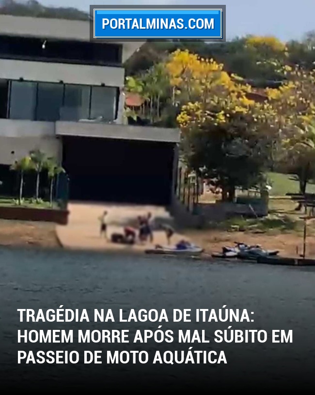 Tragédia na Lagoa de Itaúna: Homem Morre Após Mal Súbito em Passeio de Moto Aquática