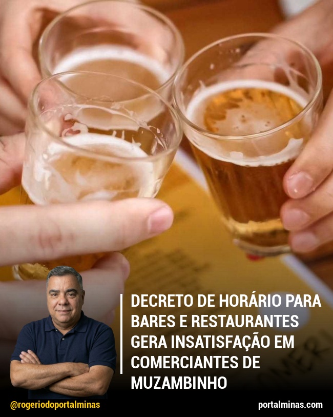 Decreto de Horário para Bares e Restaurantes Gera Insatisfação em Comerciantes de Muzambinho