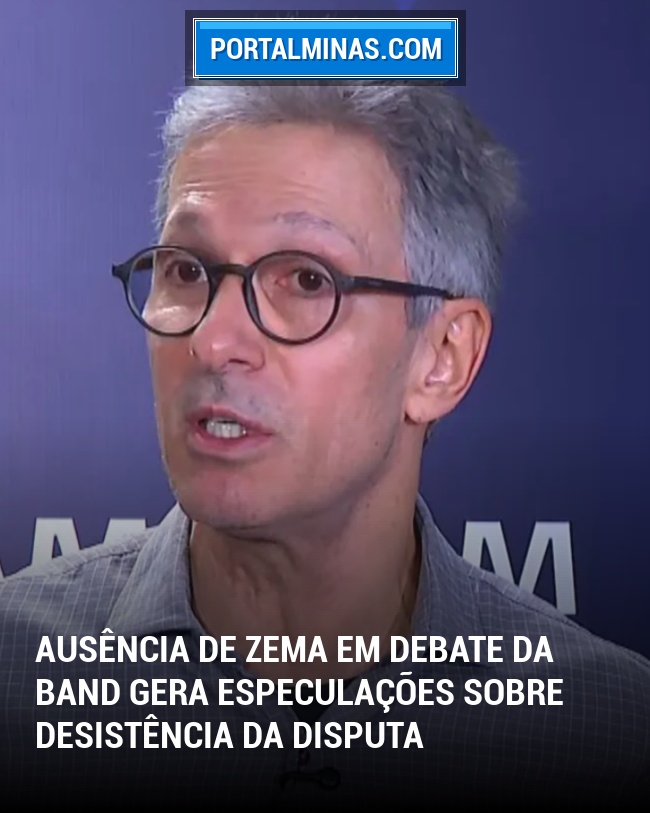 Ausência de Zema em Debate da Band Gera Especulações Sobre Desistência da Disputa