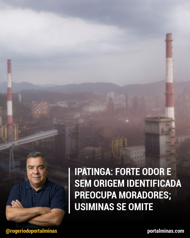 Ipatinga: Forte Odor e Sem Origem Identificada Preocupa Moradores; Usiminas se Omite