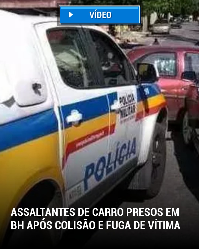 Assaltantes de Carro Presos em BH Após Colisão e Fuga de Vítima