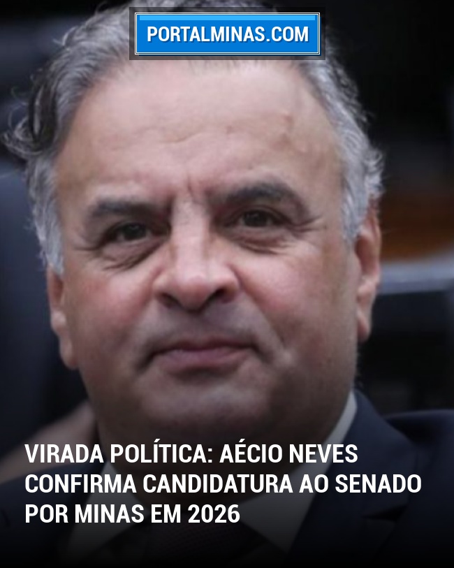 Virada Política: Aécio Neves Confirma Candidatura ao Senado por Minas em 2026