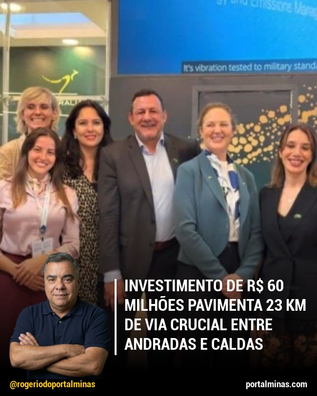 Investimento de R$ 60 Milhões Pavimenta 23 km de Via Crucial entre Andradas e Caldas