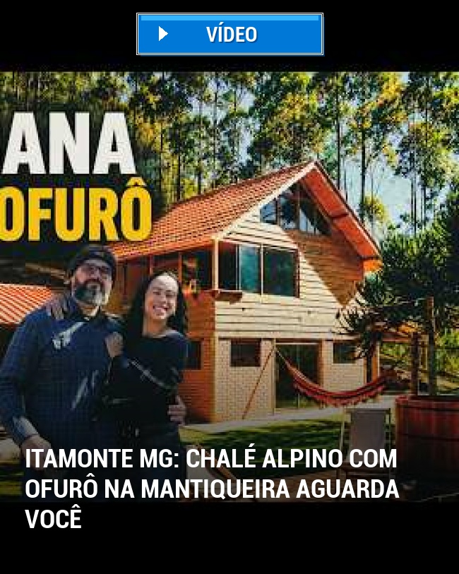 Itamonte MG: Chalé alpino com ofurô na Mantiqueira aguarda você