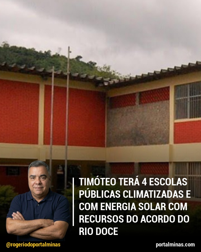 Timóteo terá 4 escolas públicas climatizadas e com energia solar com recursos do Acordo do Rio Doce