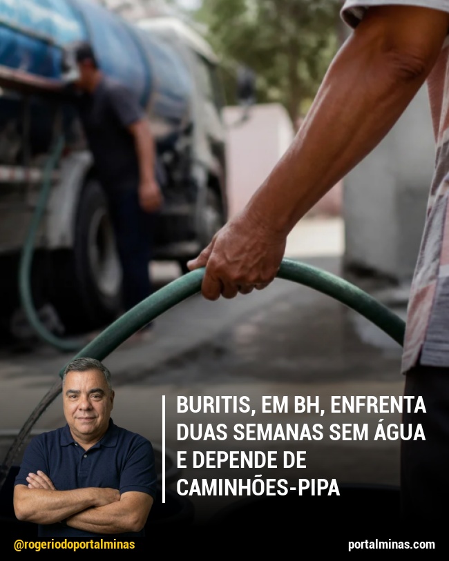 Buritis, em BH, Enfrenta Duas Semanas Sem Água e Depende de Caminhões-Pipa