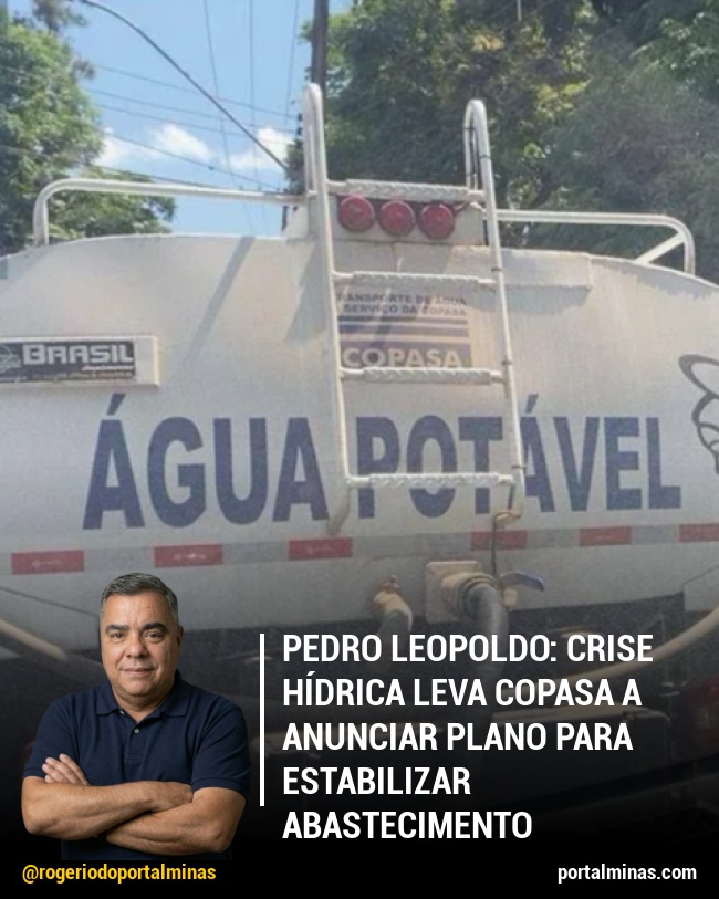 Pedro Leopoldo: Crise Hídrica Leva Copasa a Anunciar Plano para Estabilizar Abastecimento