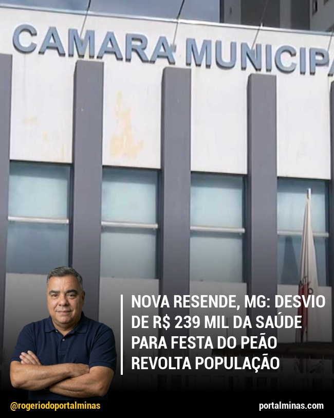 Nova Resende, MG: Desvio de R$ 239 Mil da Saúde para Festa do Peão Revolta População