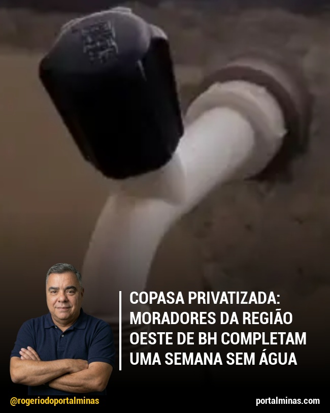 Copasa Privatizada: Moradores da Região Oeste de BH Completam Uma Semana Sem Água