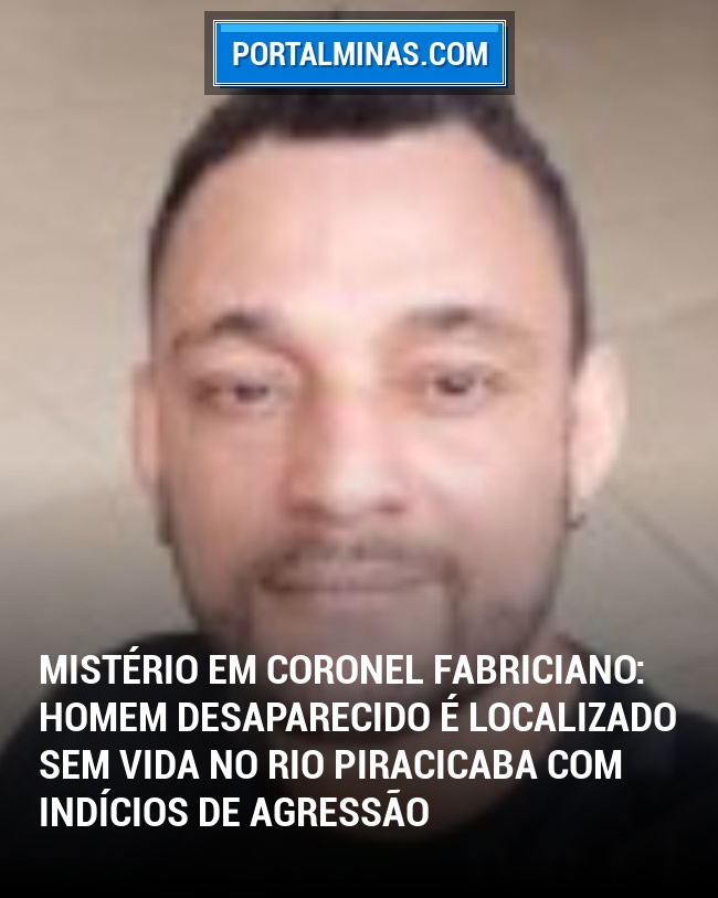Mistério em Coronel Fabriciano: Homem Desaparecido é Localizado sem Vida no Rio Piracicaba com Indícios de Agressão