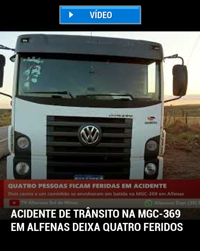 Acidente de Trânsito na MGC-369 em Alfenas Deixa Quatro Feridos