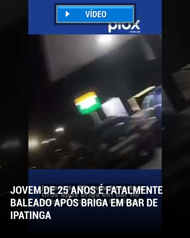 Jovem de 25 anos é fatalmente baleado após briga em bar de Ipatinga