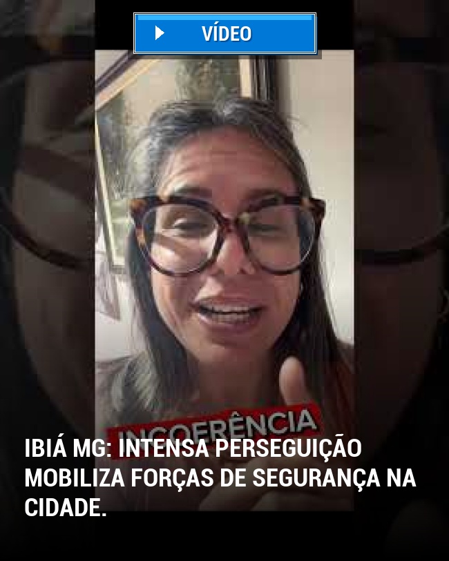 Ibiá MG: Intensa perseguição mobiliza forças de segurança na cidade.