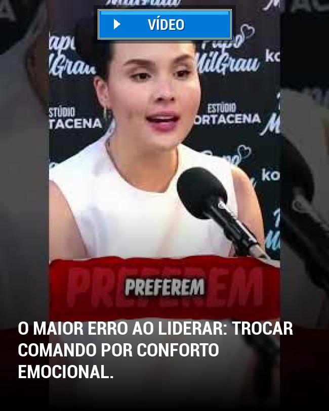 O maior erro ao liderar: trocar comando por conforto emocional.