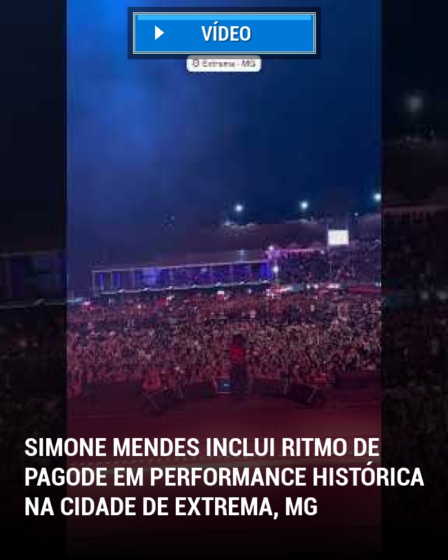 Simone Mendes Inclui Ritmo de Pagode em Performance Histórica na Cidade de Extrema, MG